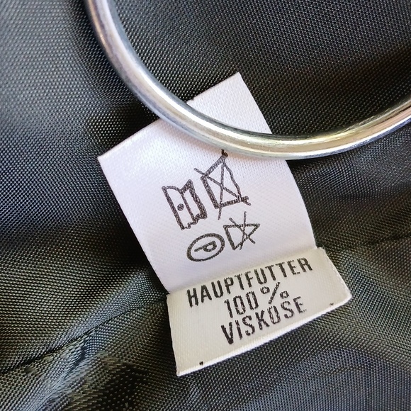 VTG Luxury Velvet Blazer Jacket Dark Forest Green Beaded Embroidered Exquisite M - Picture 14 of 15